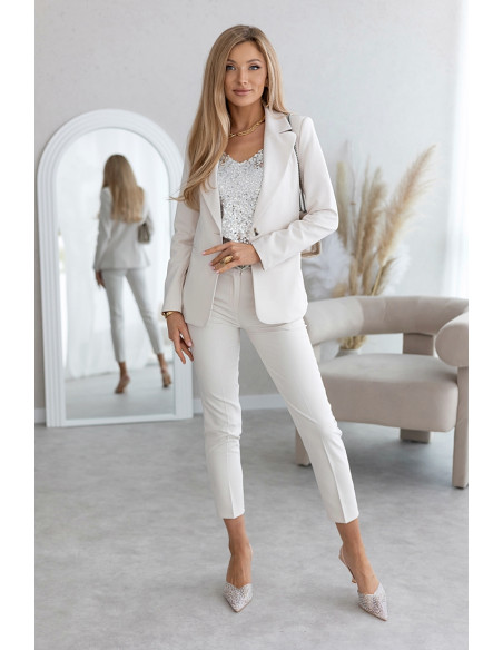 Komplet Poppy Beżowy