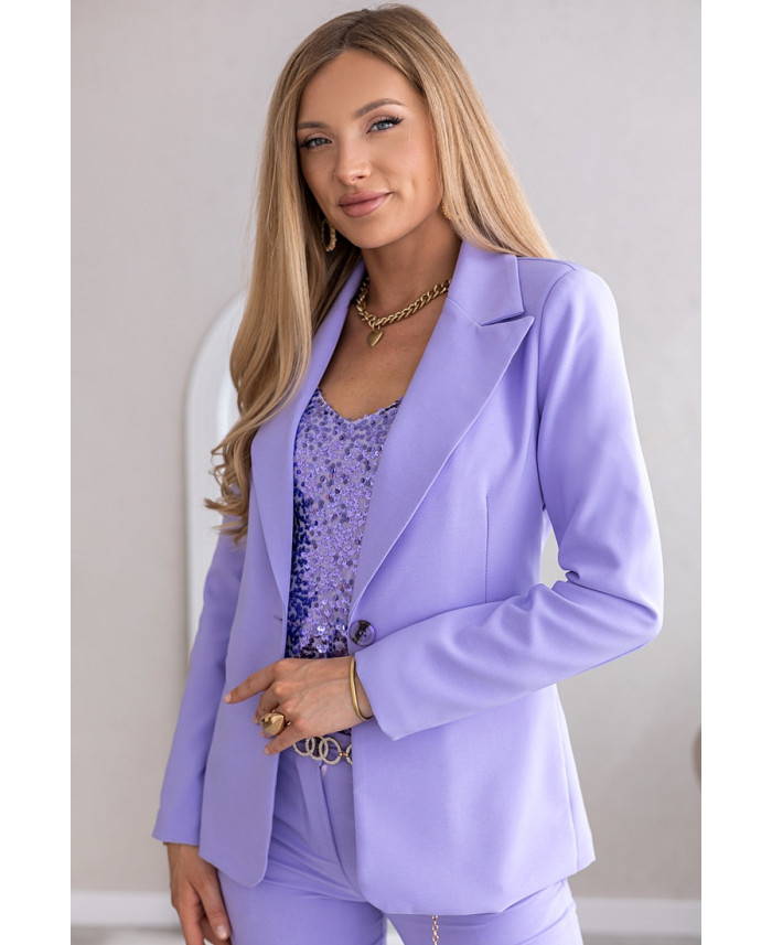 Bluzka Top Cekinki Lila