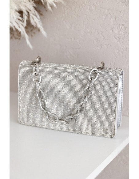 Torebka Srebrna Blik