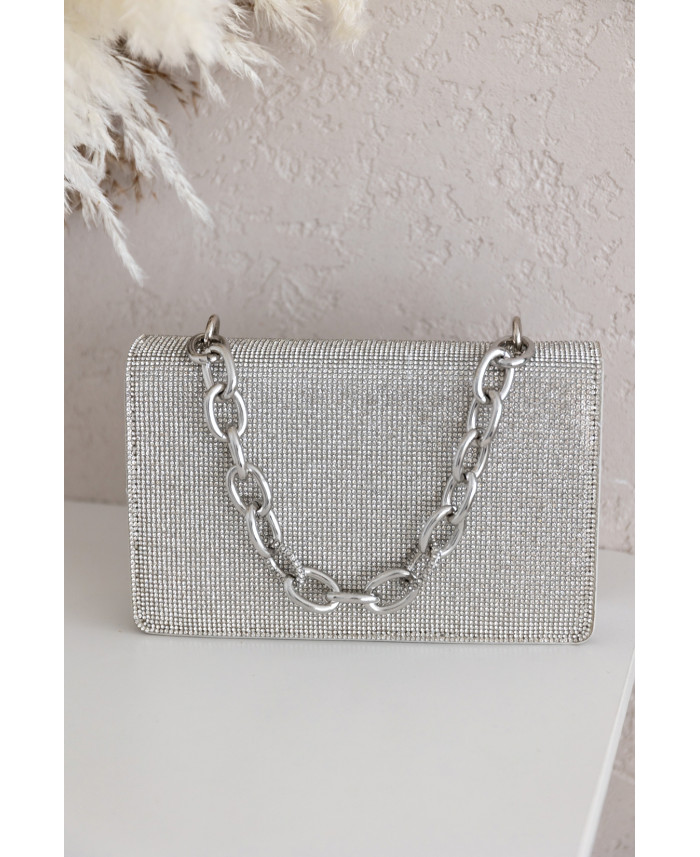 Torebka Srebrna Blik