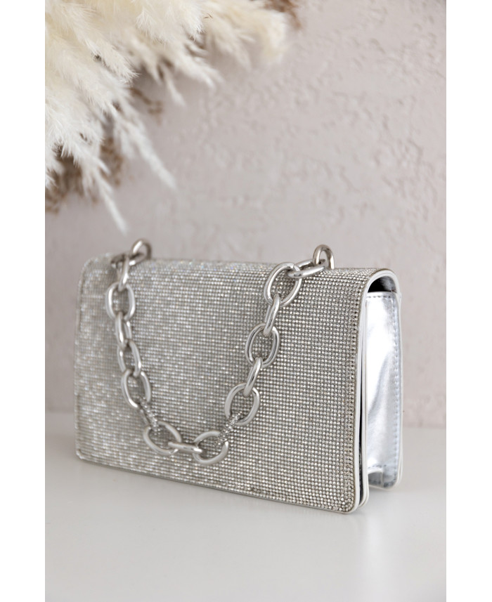 Torebka Srebrna Blik