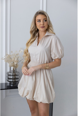 Sukienka Moden Beżowa 2