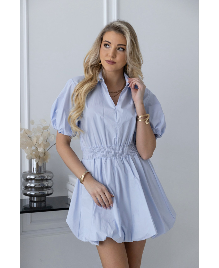 Sukienka Moden Błękitna