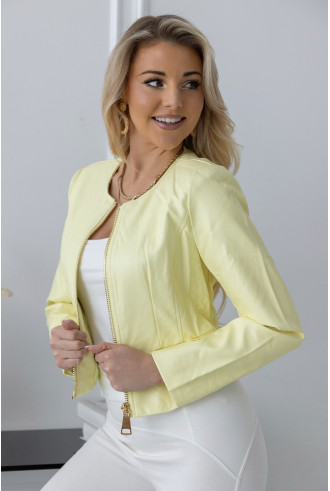 Kurtka Skay Zipp Żółta 2