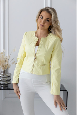 Kurtka Skay Zipp Żółta