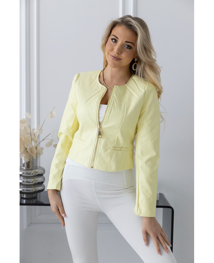 Kurtka Skay Zipp Żółta