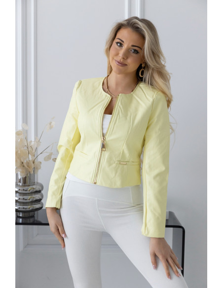 Kurtka Skay Zipp Żółta