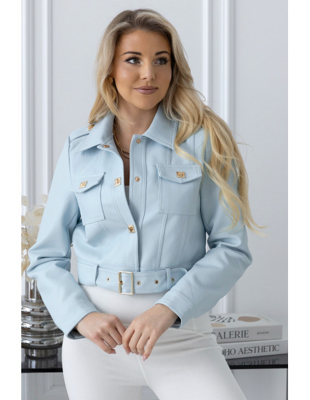 Kurtka Skay Moretto Błękitna