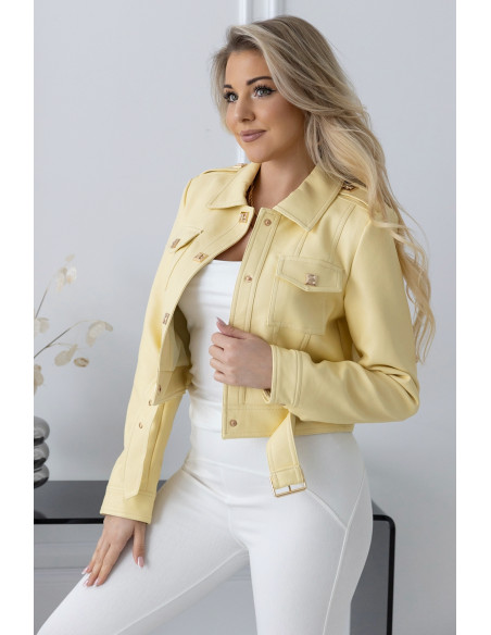 Kurtka Skay Moretto Żółta