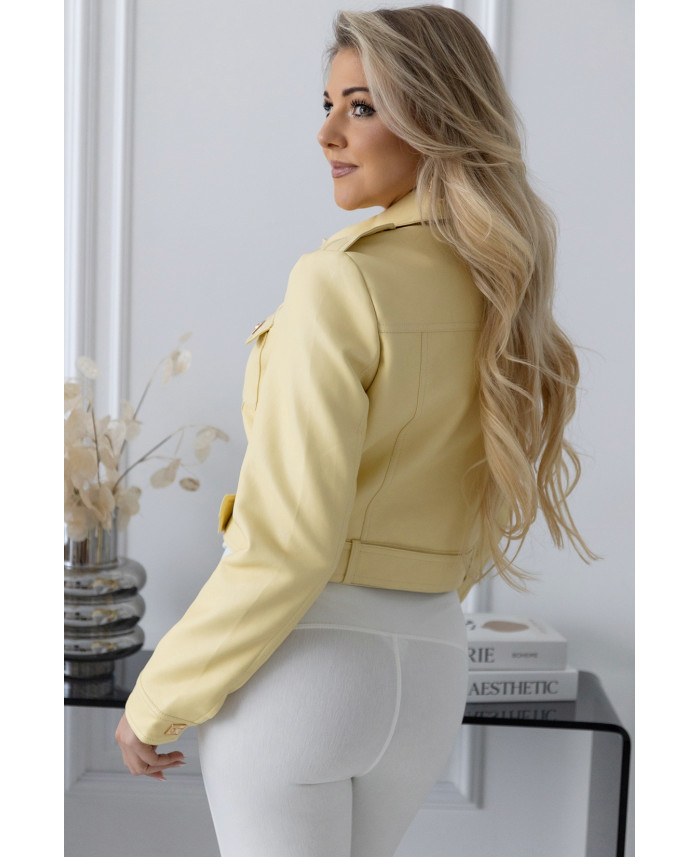 Kurtka Skay Moretto Żółta