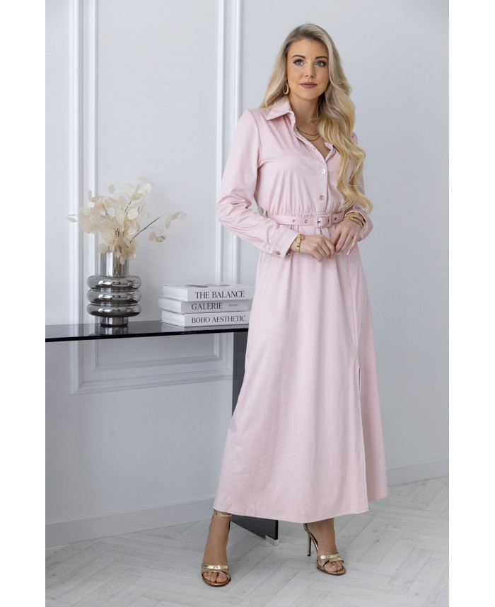 Sukienka Lomo Pudrowy Róż