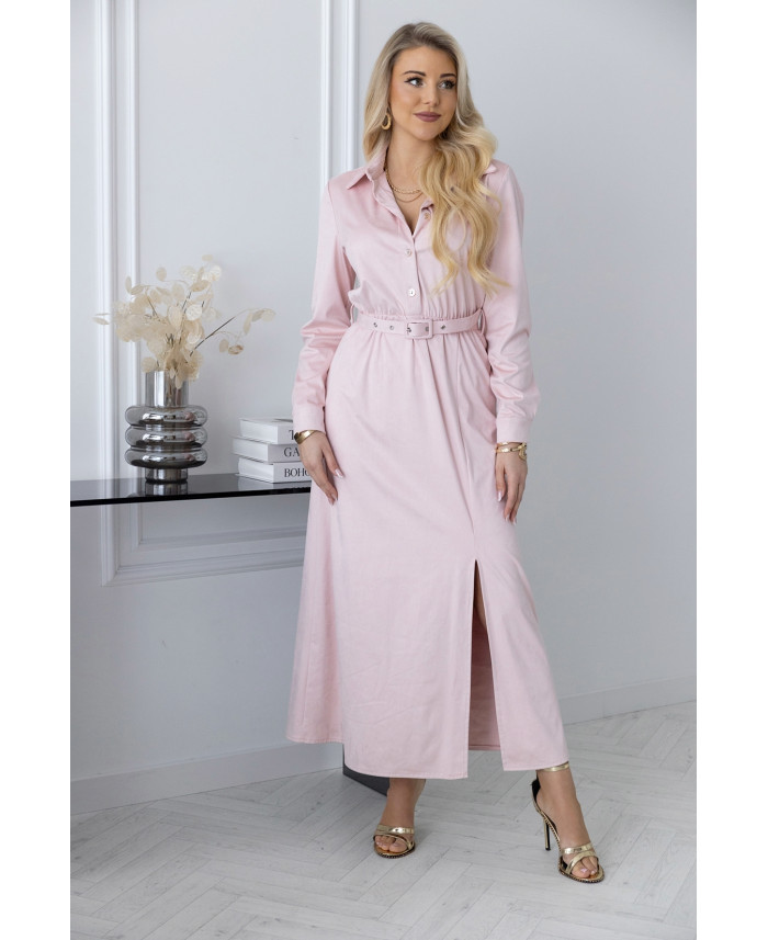 Sukienka Lomo Pudrowy Róż