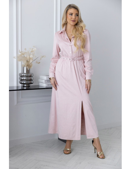 Sukienka Lomo Pudrowy Róż