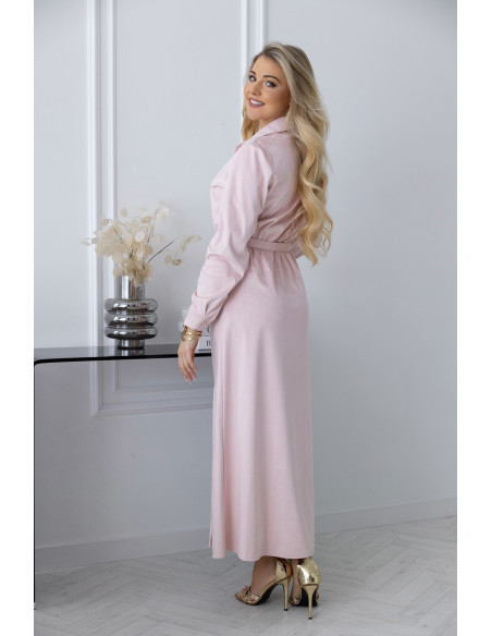 Sukienka Lomo Pudrowy Róż