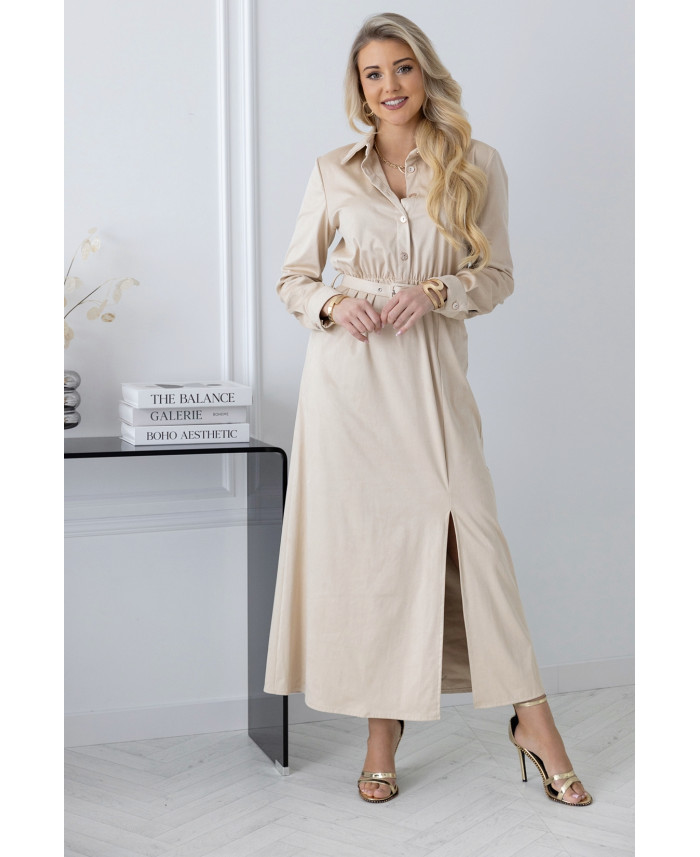 Sukienka Lomo Beżowy