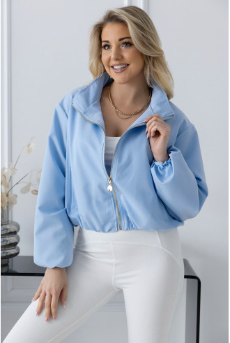 Kurtka Bomberka Folow Błękitna