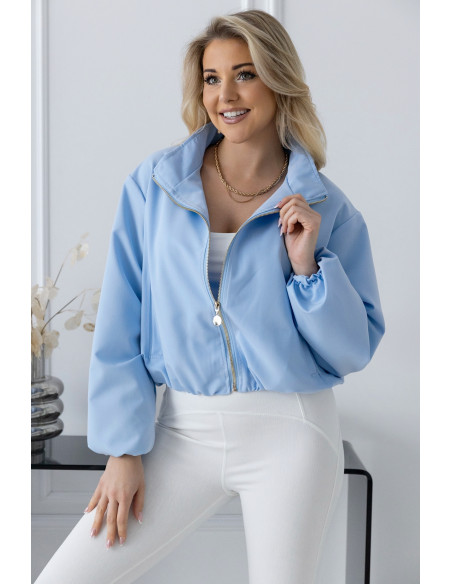 Kurtka Bomberka Folow Błękitna