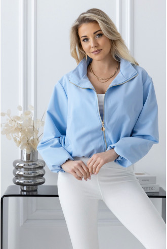 Kurtka Bomberka Folow Błękitna 2