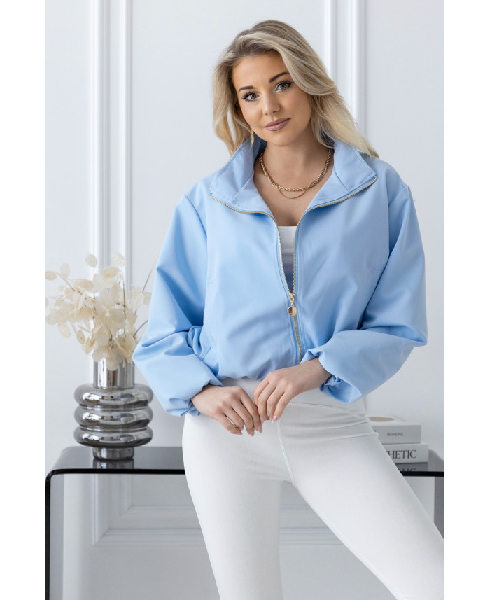 Kurtka Bomberka Folow Błękitna