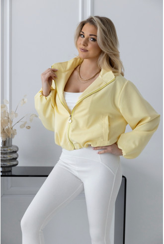 Kurtka Bomberka Folow  Żółta 2