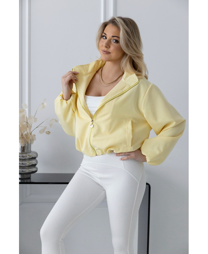 Kurtka Bomberka Folow  Żółta