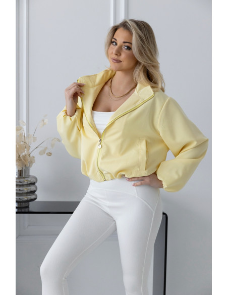 Kurtka Bomberka Folow  Żółta