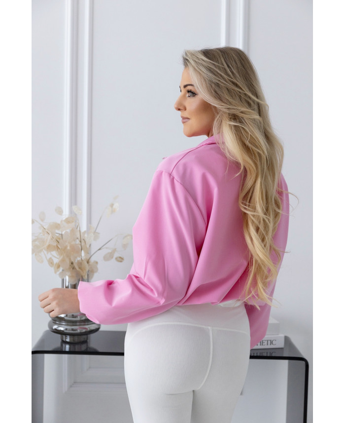 Kurtka Bomberka Folow Różowa