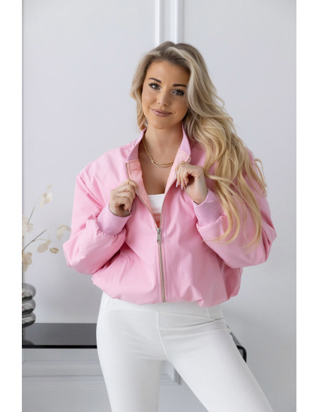 Kurtka Bomberka Sigma Różowa