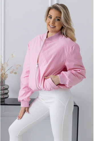 Kurtka Bomberka Sigma Różowa 2