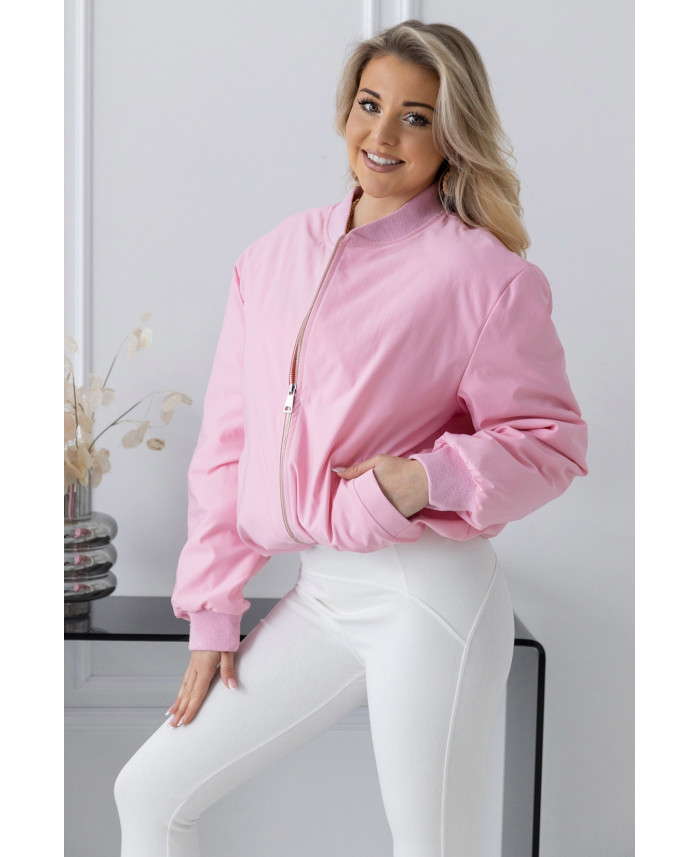 Kurtka Bomberka Sigma Różowa