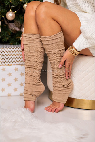 Getry-Ocieplacze Beżowe 2