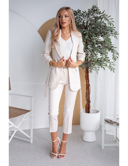 Komplet Elegancki Toma Beżowy