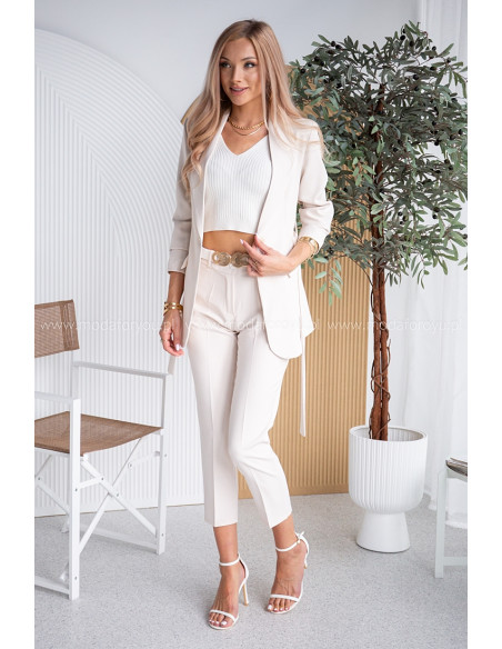 Komplet Elegancki Toma Beżowy