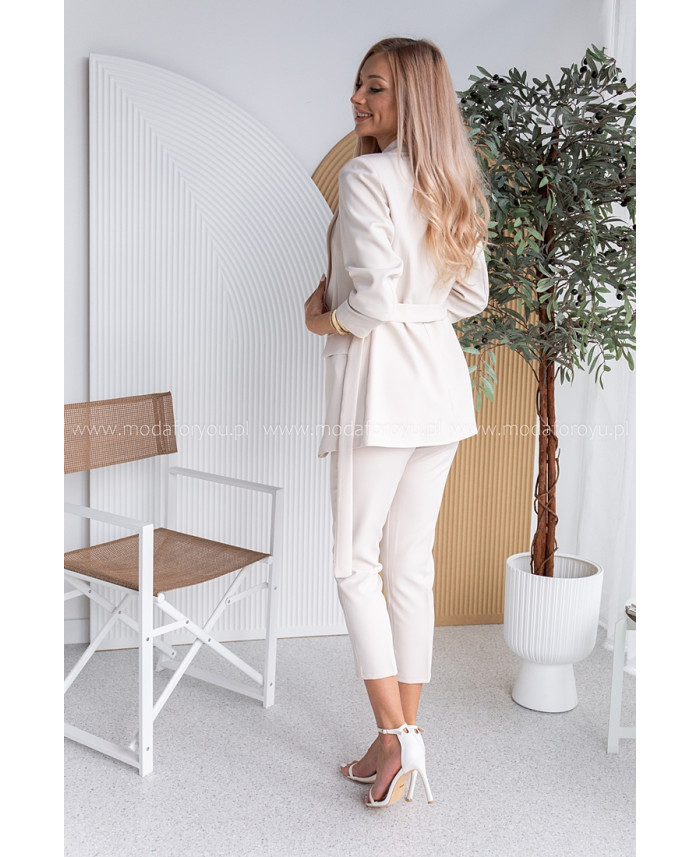 Komplet Elegancki Toma Beżowy