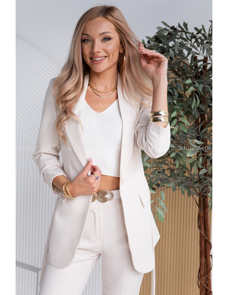 Komplet Elegancki Toma Beżowy