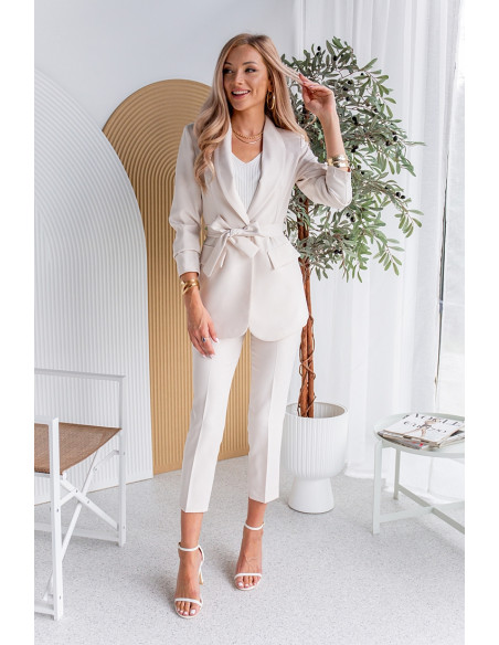 Komplet Elegancki Toma Beżowy