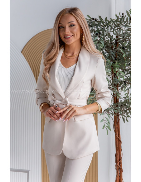 Komplet Elegancki Toma Beżowy