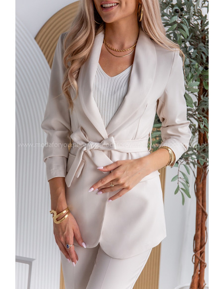 Komplet Elegancki Toma Beżowy