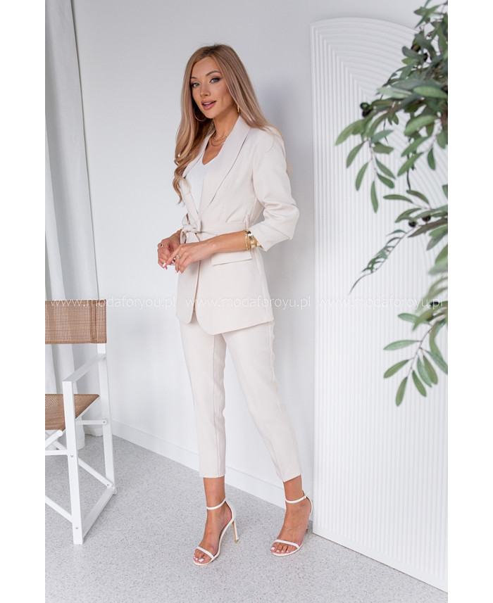 Komplet Elegancki Toma Beżowy