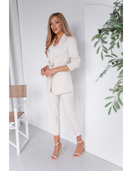 Komplet Elegancki Toma Beżowy