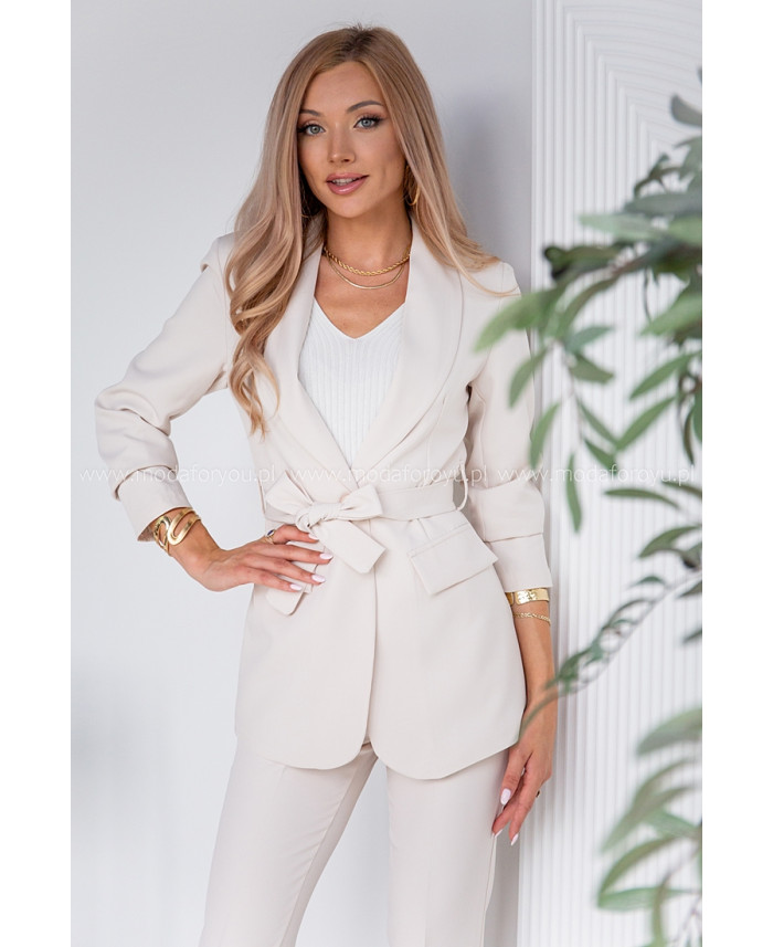 Komplet Elegancki Toma Beżowy