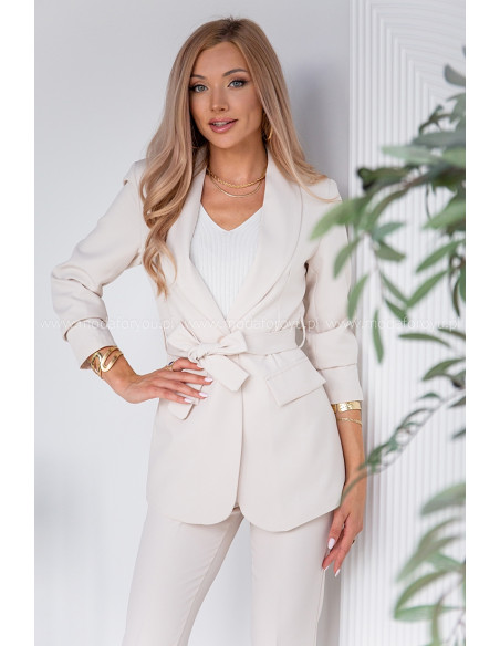 Komplet Elegancki Toma Beżowy