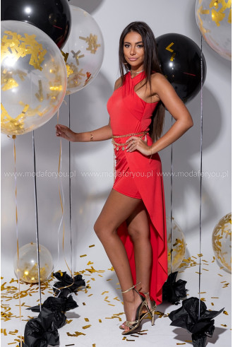 Sukienka Cindy Czerwona 2