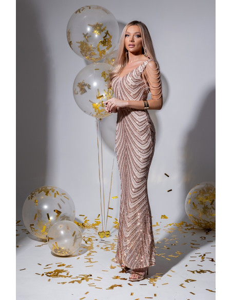 Sukienka Ariana Nude