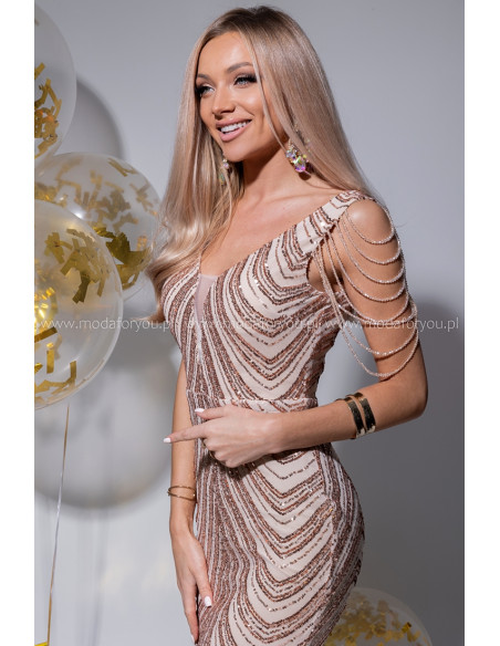 Sukienka Ariana Nude