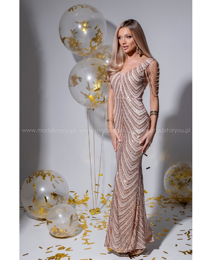 Sukienka Ariana Nude