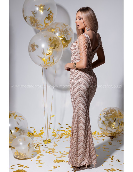 Sukienka Ariana Nude