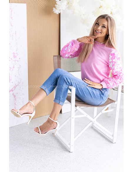 Sweterek Like You Różowa