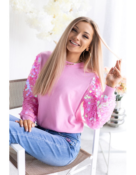 Sweterek Like You Różowa