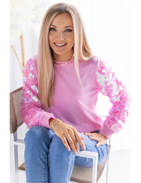 Sweterek Like You Różowa